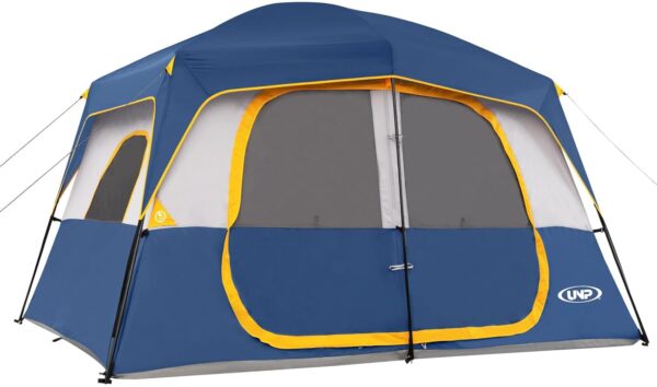 Tienda de campaña para 8 personas, impermeable, resistente al viento, con lluvia, fácil de instalar, tiendas de campaña portátiles para acampar - Imagen 3