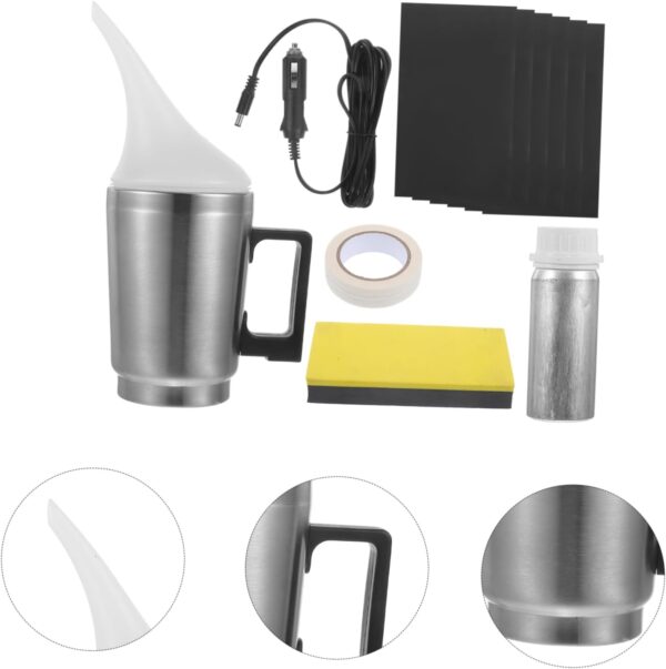 ERINGOGO 1 juego de taza atomizadora de faros delanteros Copa de pulido de polímeros Kit de restauración de faros delanteros, kits de luces traseras para coche, esponja amortiguadora