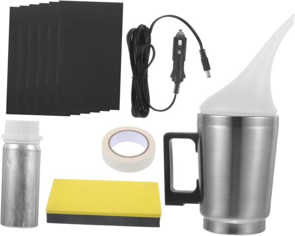 ERINGOGO 1 juego de taza atomizadora de faros delanteros Copa de pulido de polímeros Kit de restauración de faros delanteros, kits de luces traseras para coche, esponja amortiguadora - Imagen 4