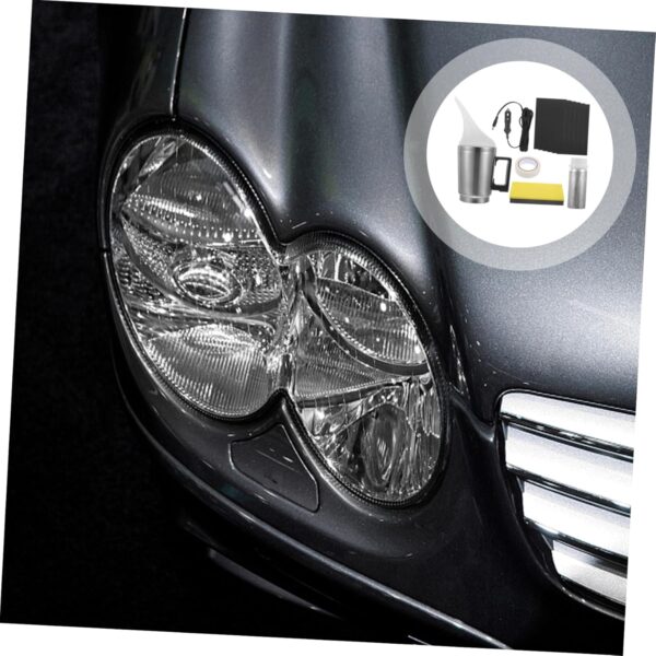 ERINGOGO 1 juego de taza atomizadora de faros delanteros Copa de pulido de polímeros Kit de restauración de faros delanteros, kits de luces traseras para coche, esponja amortiguadora - Imagen 2