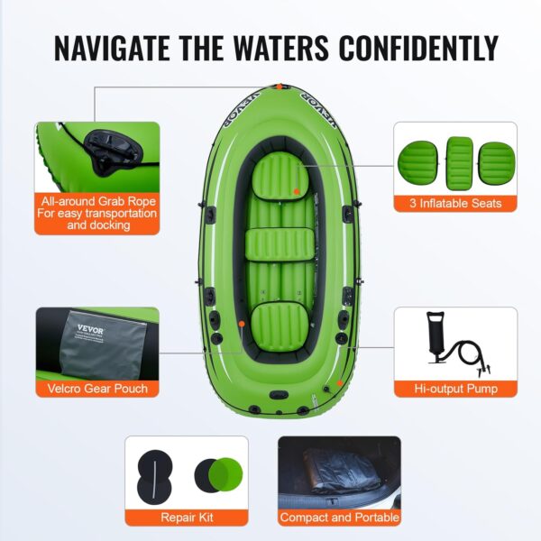 VEVOR - Lancha inflable - Imagen 8