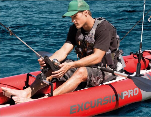Intex Excursion Pro Kayak - Kayak inflable para pesca, Serie Profesional - Imagen 6