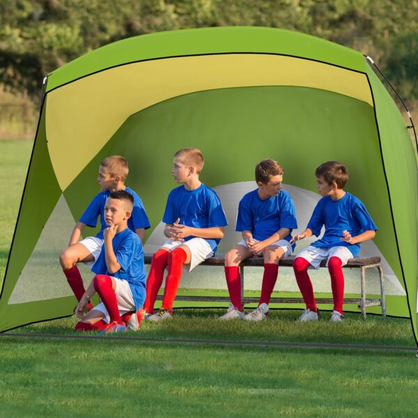 Wakeman Outdoors - Tienda de campaña de playa, sombrilla deportiva, protección UV y resistente al agua con bolsa de transporte, toldo para familias - Imagen 4